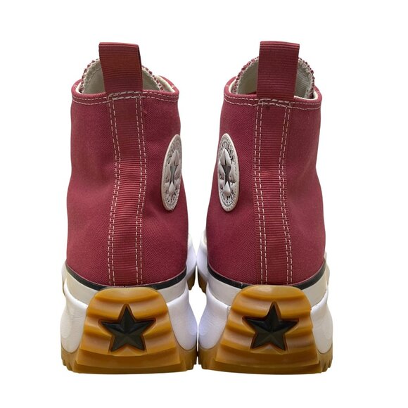 Converse Unisex Burgundy Red High-Top Platform Textured Sole Sneakers Size 7.5 - Picture 5 of 12